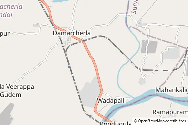 Mapa Wadapally