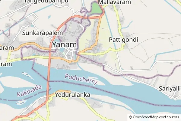 Mapa Yanam