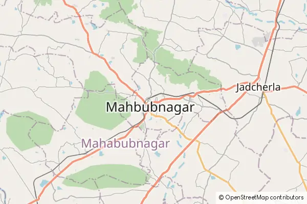 Mapa Mahbubnagar