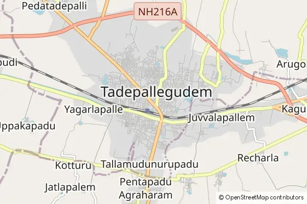 Mapa Tadepalligudem