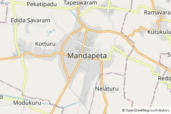 Mapa Mandapeta