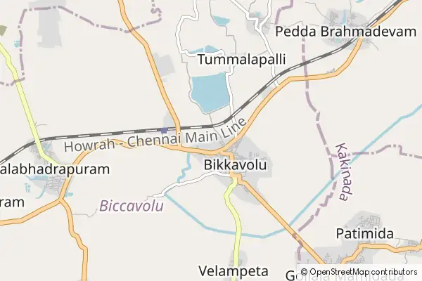 Mapa Bikkavolu