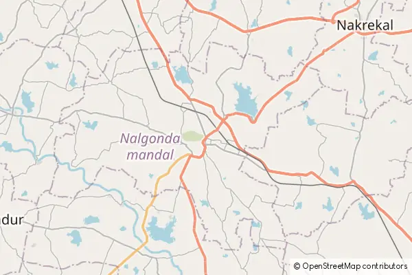 Mapa Nalgonda