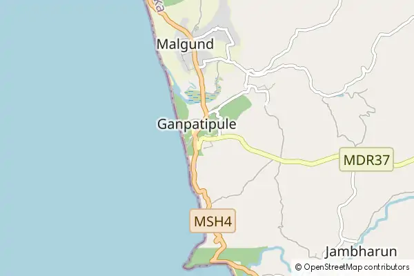 Mapa Ganpatipule