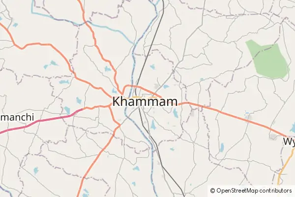 Mapa Khammam