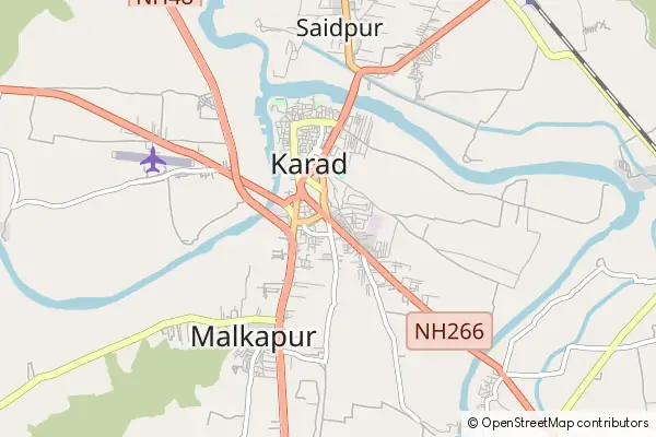 Mapa Karād