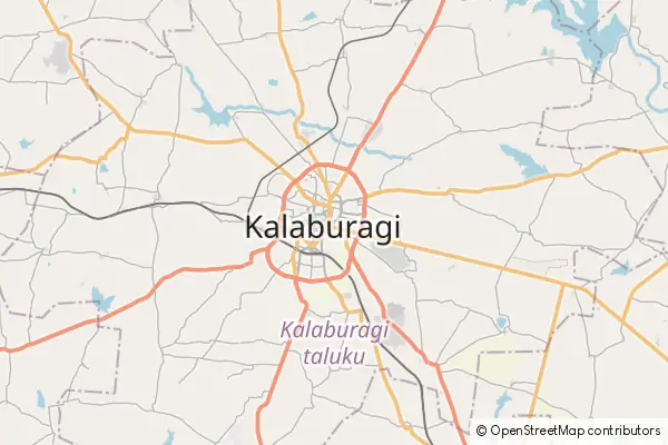 Mapa Kalaburagi