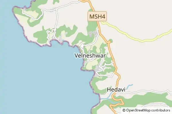 Mapa Velneshwar