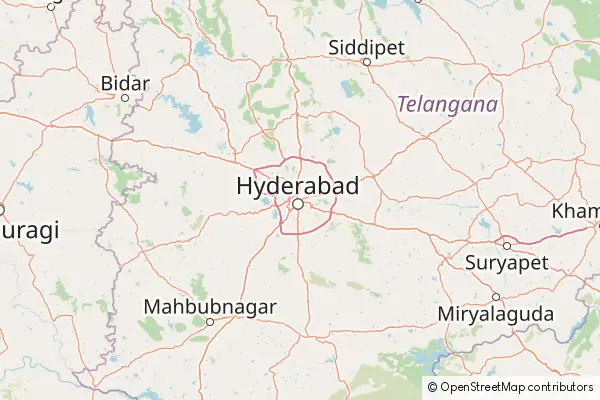 Mapa Hyderabad