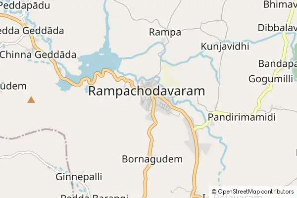 Mapa Rampachodavaram