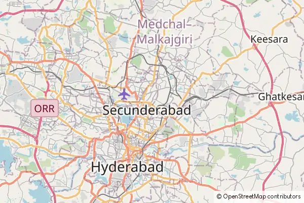 Mapa Secunderabad