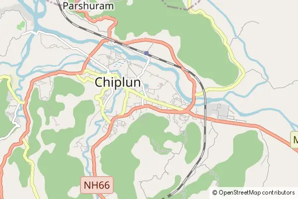 Mapa Chiplūn