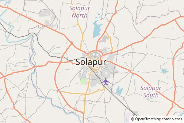 Mapa Solapur