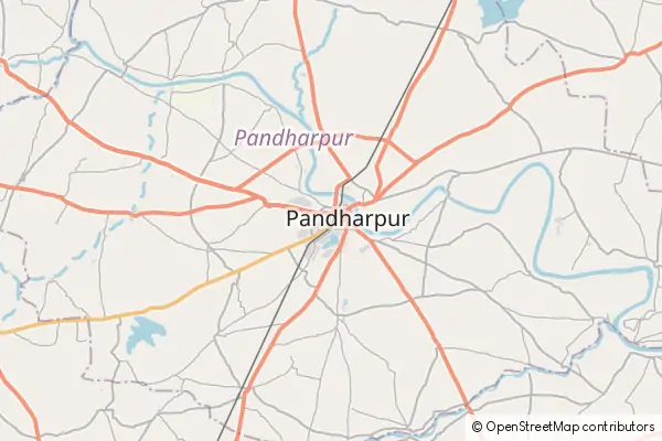 Mapa Pandharpur