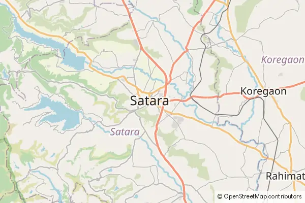 Mapa Satara