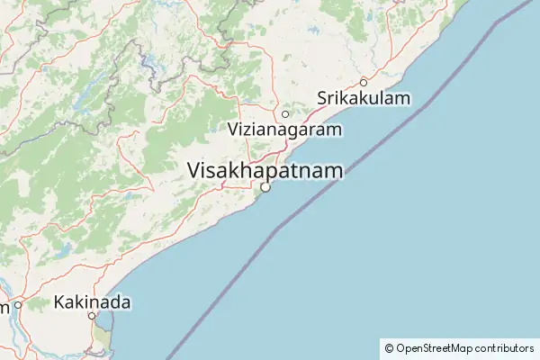 Mapa Visakhapatnam