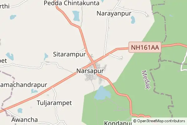 Mapa Narsāpur