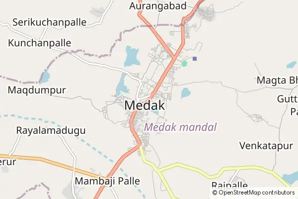 Mapa Medak