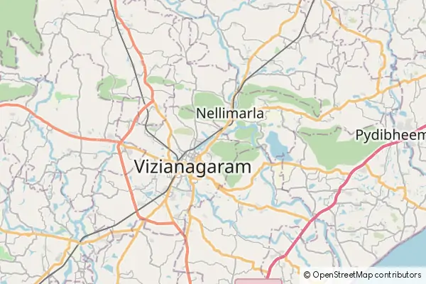 Mapa Vizianagaram