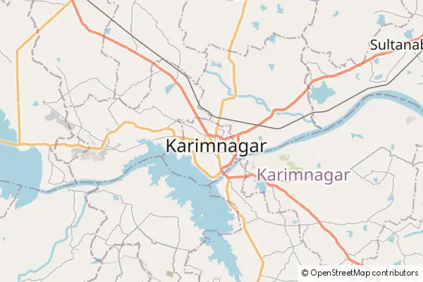 Mapa Karimnagar