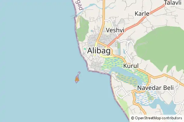 Mapa Alibaug