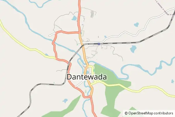 Mapa Dantewada