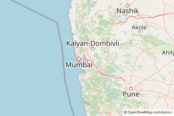 Mapa Navi Mumbai