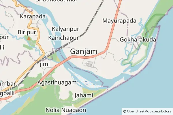 Mapa Ganjām