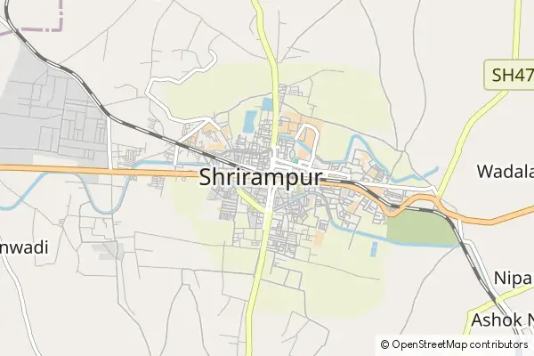 Mapa Shrirampur