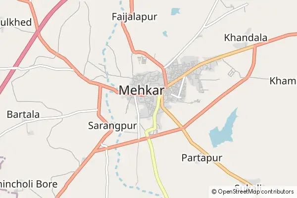 Mapa Mehekar