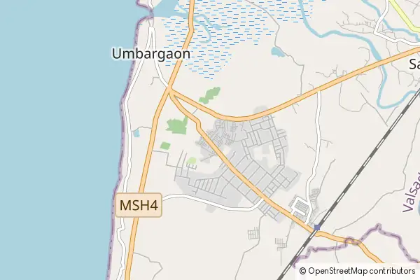 Mapa Umbergaon