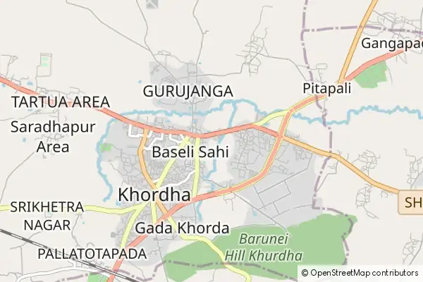 Mapa Khordha