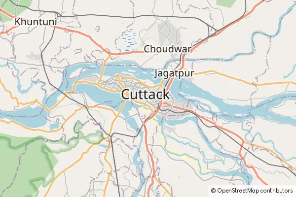 Mapa Cuttack