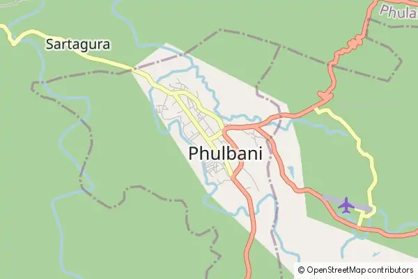 Mapa Phulbāni