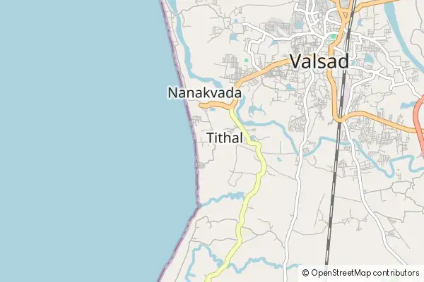 Mapa Tithal