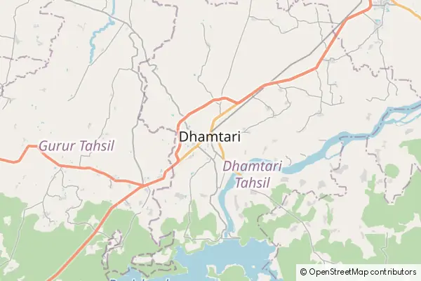 Mapa Dhamtari