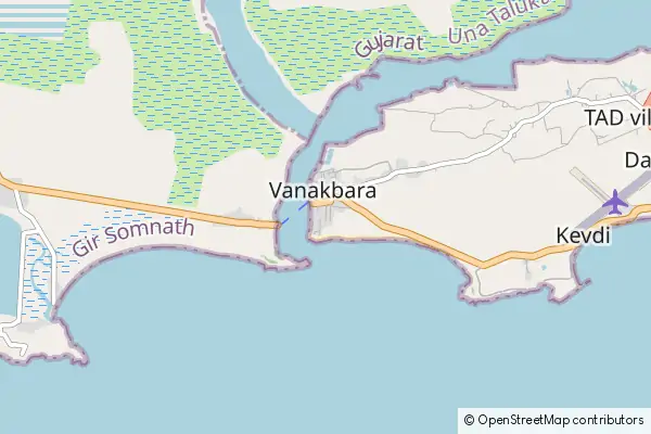 Mapa Vanakbara