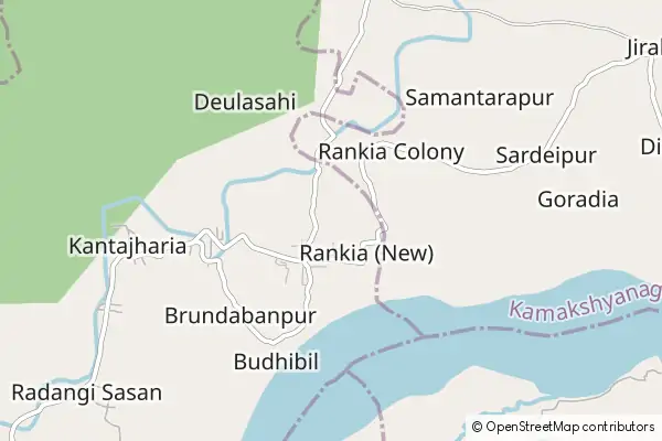 Mapa Dhenkanal