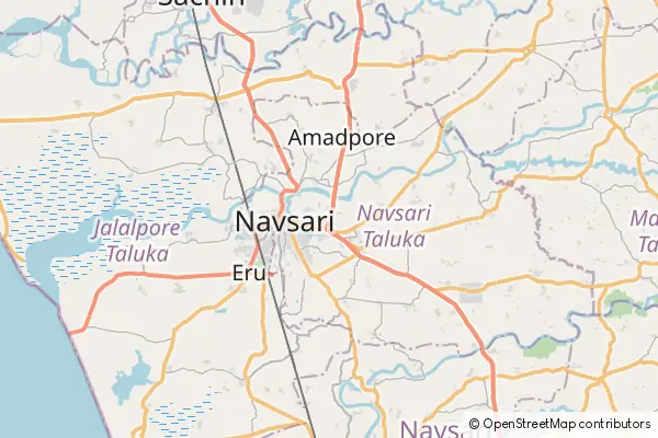 Mapa Navsari