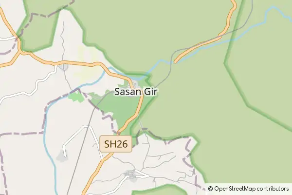 Mapa Sasan Gir