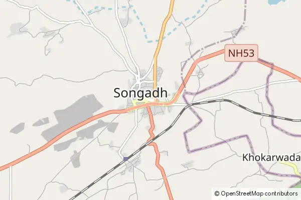 Mapa Songadh