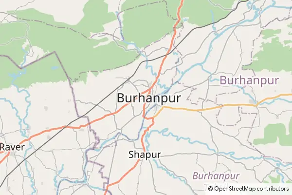 Mapa Burhānpur