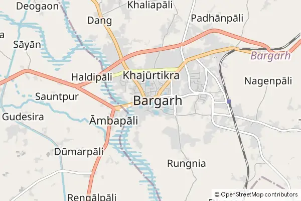 Mapa Bargarh