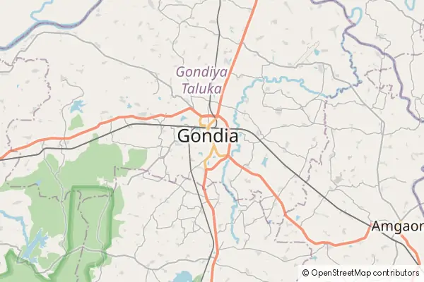 Mapa Gondia