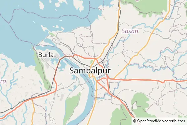 Mapa Sambalpur