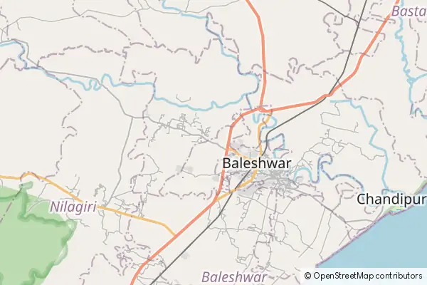 Mapa Balasore