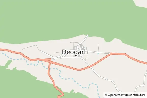 Mapa Deogarh