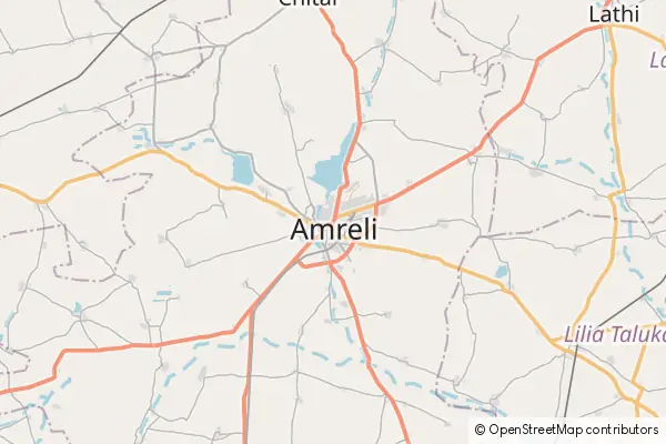 Mapa Amreli
