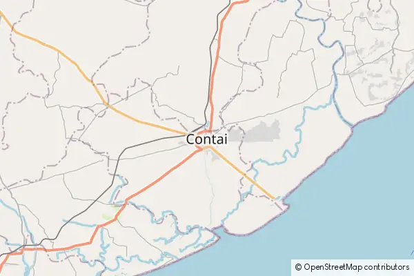 Mapa Contai