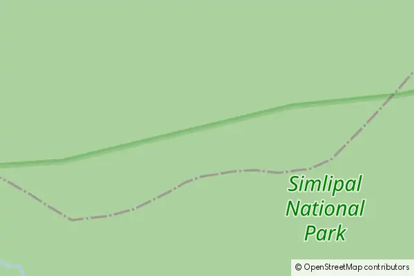 Mapa Park Narodowy Simlipal